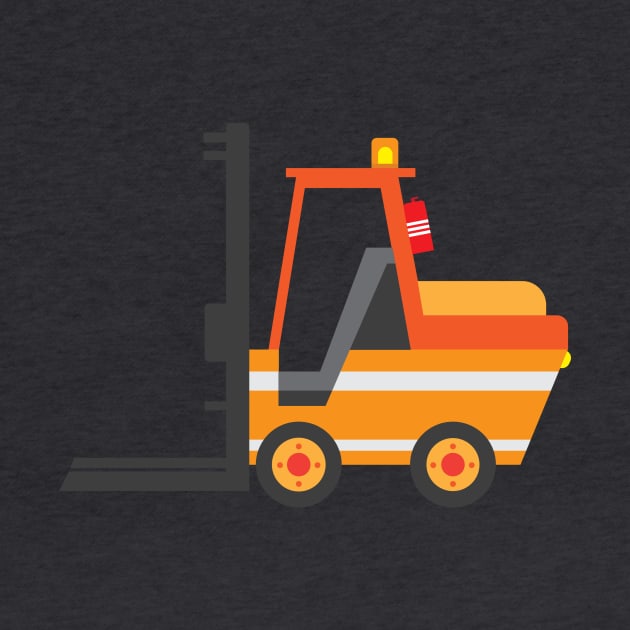 tractor illustration design t-shirt by Spiderbig
